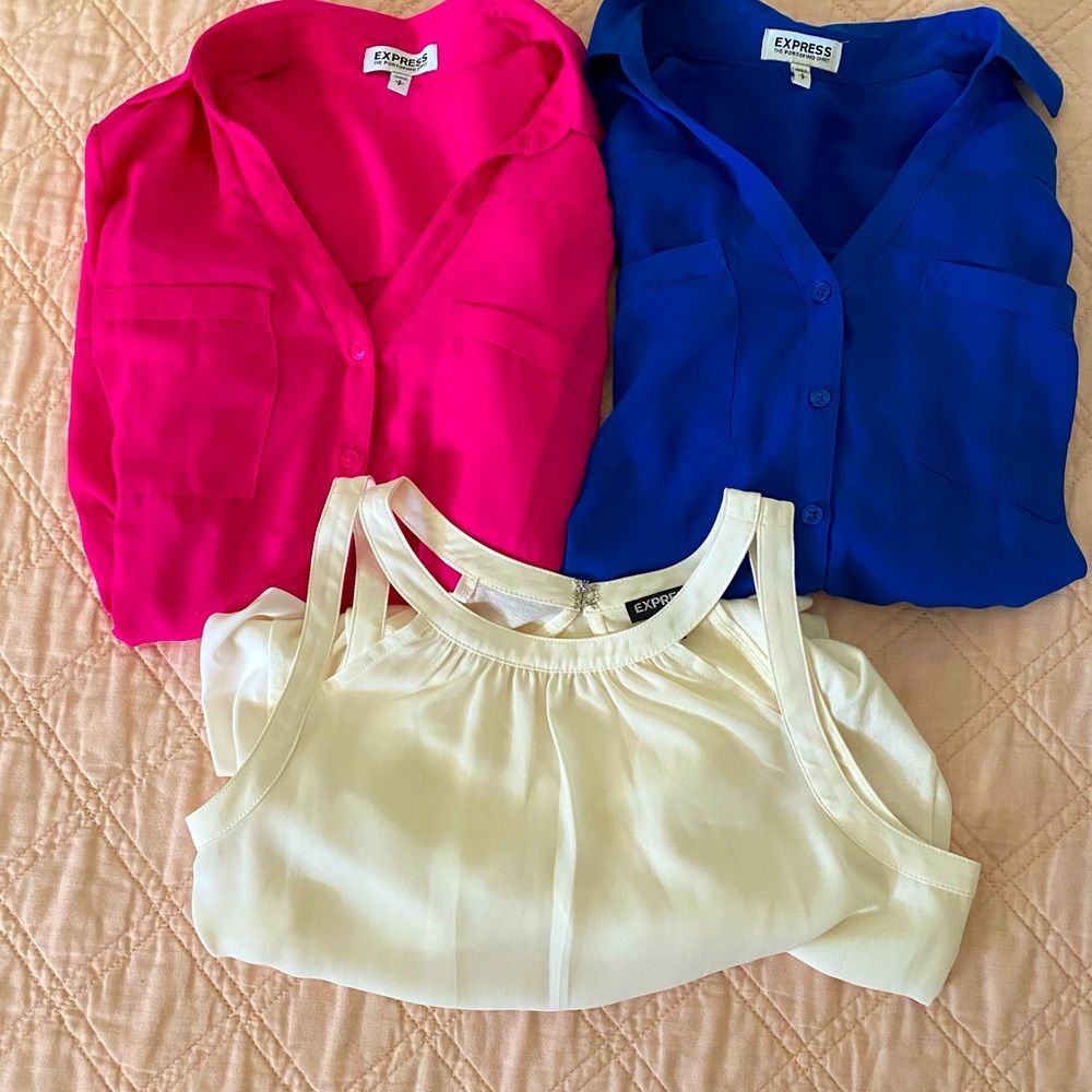 Express Portofino Blue and Pink Size S